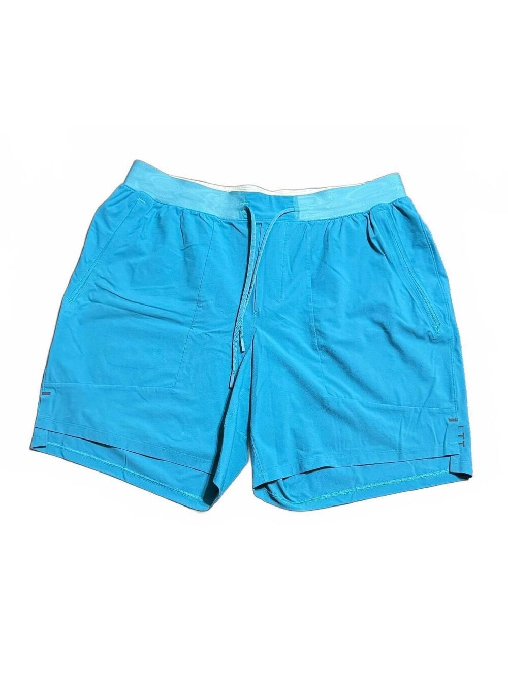 Lululemon Mens License to Train Shorts 7" XL Blue Linerless LM7APYS Training